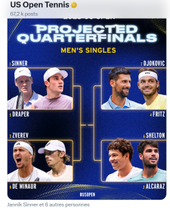 Tirage : Djokovic avec Alcaraz