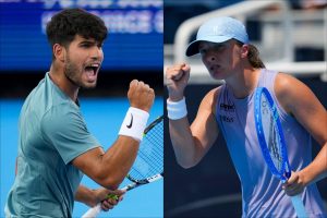 Titrés à Cincinnati, Carlos Alcaraz et Iga Swiatek ont partagé un jet pour se rendre à l&rsquo;US Open où ils disputeront chacun un double mixte ce mardi soir