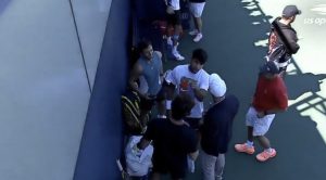 US Open > Alcaraz passablement agacé à l&rsquo;entraînement