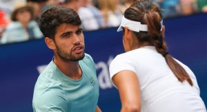 US Open > Carlos Alcaraz à Emma Raducanu, sa partenaire à New-York : « J&rsquo;attends toujours quelques mots en espagnol… »