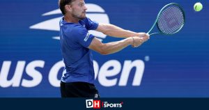 US Open : David Goffin éliminé au 2e tour par l&rsquo;Italien Lorenzo Musetti, 10e mondial