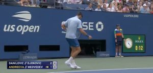 US Open > Novak Djokovic danse, c&rsquo;est très bon signe…