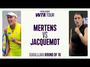Vidéo: Regardez les meilleurs moments de la victoire de Jacquemot contre Mertens lors du deuxième tour à Guadalajara.