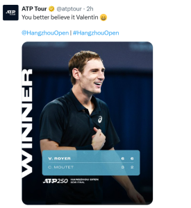 1ère finale ATP pour Royer