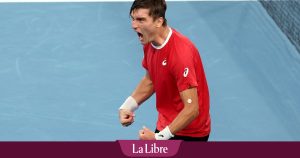 Exploit de Raphaël Collignon qui s&rsquo;offre Minaur en Coupe Davis malgré des crampes au 3ème set: « Quand tu joues pour ton pays, il n&rsquo;y a pas de douleur »