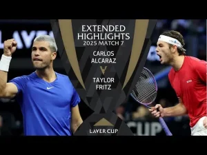 Regardez comment Fritz a stupéfait Alcaraz avec une démonstration magistrale lors du match 7 de la Laver Cup 2025 à San Francisco.