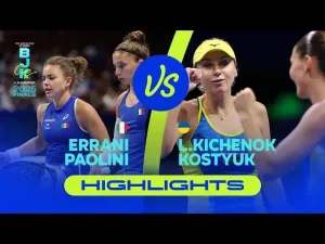 Regardez les moments forts d&rsquo;Errani/Paolini contre Kostyuk/Kichenok en demi-finales de la Billie Jean King Cup 2025 où l&rsquo;Italie affronte l&rsquo;Ukraine