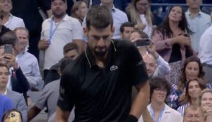 US Open > La célébration invraisemblable de Djokovic