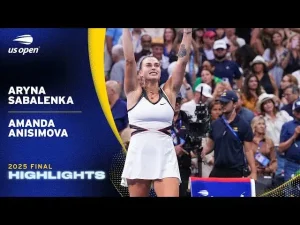 Vidéo: Faits marquants de la victoire d&rsquo;Aryna Sabalenka face à Amanda Anisimova en finale féminine de l&rsquo;US Open 2025