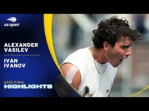 Vidéo: Faits marquants de la victoire d&rsquo;Ivan Ivanov contre Alexander Vasilev en finale junior de l&rsquo;US Open 2025