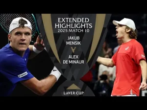 Vidéo: Regardez comment De Minaur a battu Mensik lors du match 10 et a offert un avantage décisif à l’Équipe Monde à la Laver Cup 2025 à San Francisco