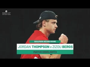 Vidéo: Regardez les moments forts de Thompson contre Bergs au deuxième tour des qualifications de la Coupe Davis 2025 où l&rsquo;Australie affronte la Belgique.