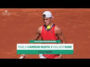 Vidéo: Regardez les temps forts de Carreño Busta contre Rune au deuxième tour des qualifications de la Coupe Davis 2025 où l&rsquo;Espagne affronte le Danemark