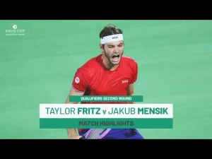 Vidéo: Regardez les temps forts de Fritz contre Mensik lors des qualifications de la Coupe Davis 2025, deuxième tour États-Unis contre Tchéquie