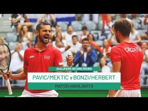 Vidéo: Regardez les temps forts de Mektic/Pavic contre Bonzi/Herbert au deuxième tour des qualifications de la Coupe Davis 2025 où la Croatie affronte la France