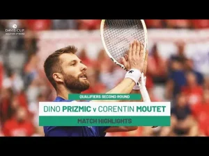 Vidéo: Regardez les temps forts de Moutet contre Prizmic en Croatie contre France Qualifications de la Coupe Davis 2025