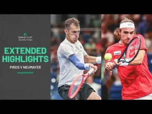 Vidéo: Regardez les temps forts de Piros contre Neumayer au deuxième tour des qualifications de la Coupe Davis 2025 où la Hongrie affronte l&rsquo;Autriche