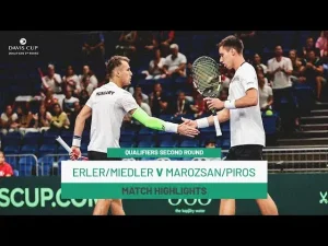 Vidéo: Regardez les temps forts de Piros/Marozsan contre Erler/Miedler lors des qualifications de la Coupe Davis 2025, deuxième tour, où la Hongrie affronte l&rsquo;Autriche.