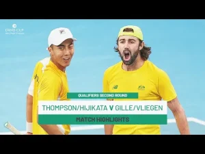 Vidéo: Regardez les temps forts de Thompson/Hijikata contre Gille/Vliegen lors du deuxième tour des qualifications de la Coupe Davis 2025 où l&rsquo;Australie affronte la Belgique