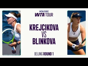 Vidéo: Regardez les temps forts de la victoire de Krejcikova sur Blinkova au premier tour à Pékin