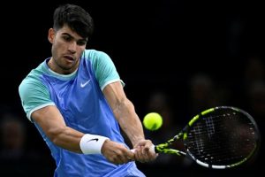Alcaraz séduit par les nouveaux courts du Rolex Paris Masters