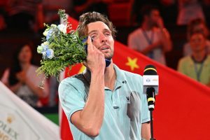« Deux cousins sont plus forts qu&rsquo;un », le discours émouvant de Rinderknech après sa défaite en finale du Masters 1000 de Shanghai