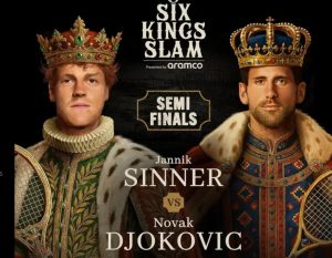 Jannik Sinner fait plier Novak Djokovic et file en finale du Six Kings Slam 2025