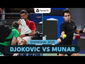 Novak Djokovic & Jaume Munar UN INCROYABLE MATCH 🤩