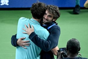 Rinderknech et Vacherot s’entraînent ensemble avant leur finale au Masters 1000 de Shanghai