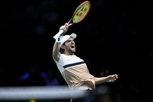 Valentin Vacherot poursuit sur sa lancée et se qualifie pour les quarts au Rolex Paris Masters