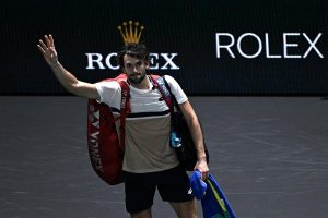 Valentin Vacherot stoppé en quarts de finale du Rolex Paris Masters