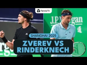 Vidéo: Alexander Zverev vs Arthur Rinderknech : la revanche de Wimbledon ! | Résumé Shanghai 2025