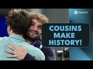 Vidéo: Scènes émouvantes alors que les cousins Vacherot et Rinderknech entrent dans l&rsquo;histoire 🥹 | Shanghai 2025