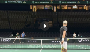 Vidéos, ATP – Rolex Paris Masters > Carlos Alcaraz déjà chaud bouillant avant le début du Masters 1000 de Paris