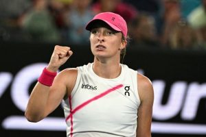 seulement deux joueuses ont concédé trois jeux ou moins face à Iga Swiatek