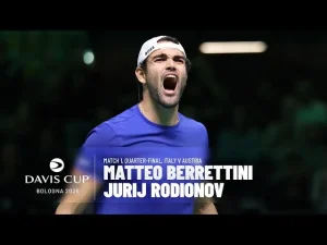 Berrettini prend les devants à domicile pour l&rsquo;Italie contre l&rsquo;Autriche (Quarts de finale de la Coupe Davis 2025) • TennisTemple