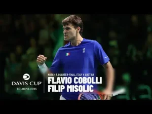 Cobolli envoie l&rsquo;Italie en demi-finale de la Finale à 8 de la Coupe Davis 2025 • TennisTemple