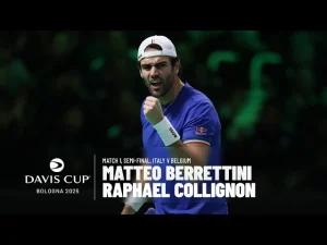 Comment Berrettini a battu Collignon pour mettre l&rsquo;Italie en avant dans leur demi-finale de Coupe Davis • TennisTemple