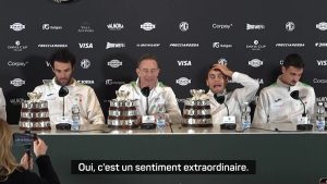 Coupe Davis : Volandri : « Je n&rsquo;ai pas pleuré pour les deux premières, mais j&rsquo;ai pleuré pour celle-ci »