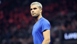 Déchu de sa place de n°1 mondial, Alcaraz est arrivé à Turin !