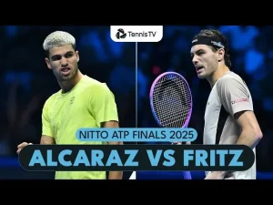 EPIC! Alcaraz trouve un reset mental pour renverser la situation face à Fritz à Turin • TennisTemple