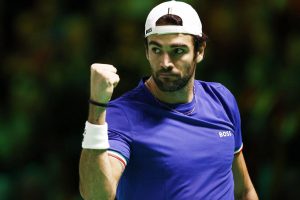Matteo Berrettini domine Pablo Carreno Busta, l&rsquo;Italie prend les devants face à l&rsquo;Espagne en finale de Coupe Davis