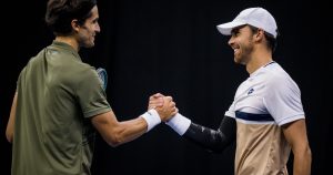 On a échangé avec les joueurs français avant le quart de finale face à la Belgique en Coupe Davis : « C&rsquo;est un derby, et on va donner le maximum »