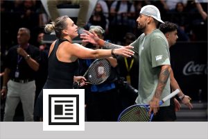 « Une farce », « un cirque » : la bataille des sexes entre Sabalenka et Kyrgios n&rsquo;a pas convaincu la presse internationale
