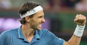 ATP – Indian Wells, Vidéos > L&rsquo;étonnante célébration de Rinderknech après avoir « fait tiquer » Djokovic