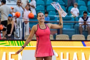Aryna Sabalenka, cinquième joueuse à réaliser le Sunshine Double : « Mon objectif a toujours été d&rsquo;inscrire mon nom dans l&rsquo;histoire »