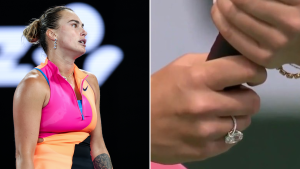 Aryna Sabalenka joue avec sa bague de fiançailles estimée à plus de 500 000 dollars : « J’espère que mes adversaires seront distraites »