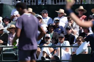 Giovanni Mpetshi Perricard, après sa défaite au 1er tour du Masters 1000 d&rsquo;Indian Wells : « Je n&rsquo;ai pas très bien commencé, j&rsquo;étais tendu »