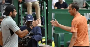 ATP – Monte Carlo > Medvedev prend deux bulles, Berrettini se retient d&rsquo;en rire !