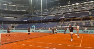 Quand Thibaut Courtois tape la balle aux côtés de Rafael Nadal et Jannik Sinner (VIDÉO)